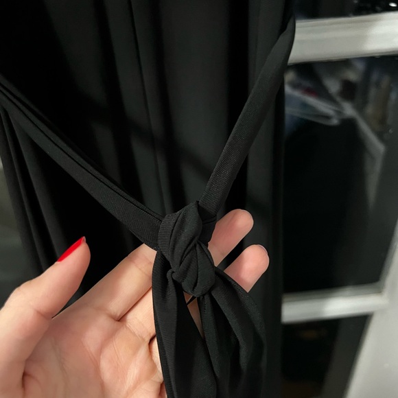 Chaus NWOT Embellished Tie Waist Midi Dress - Picture 6 of 7